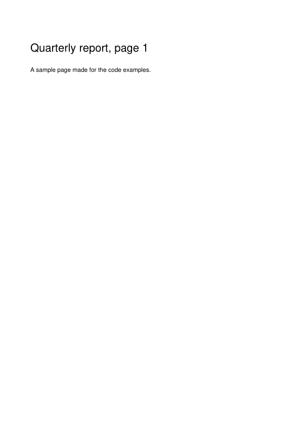 The PDF to image output